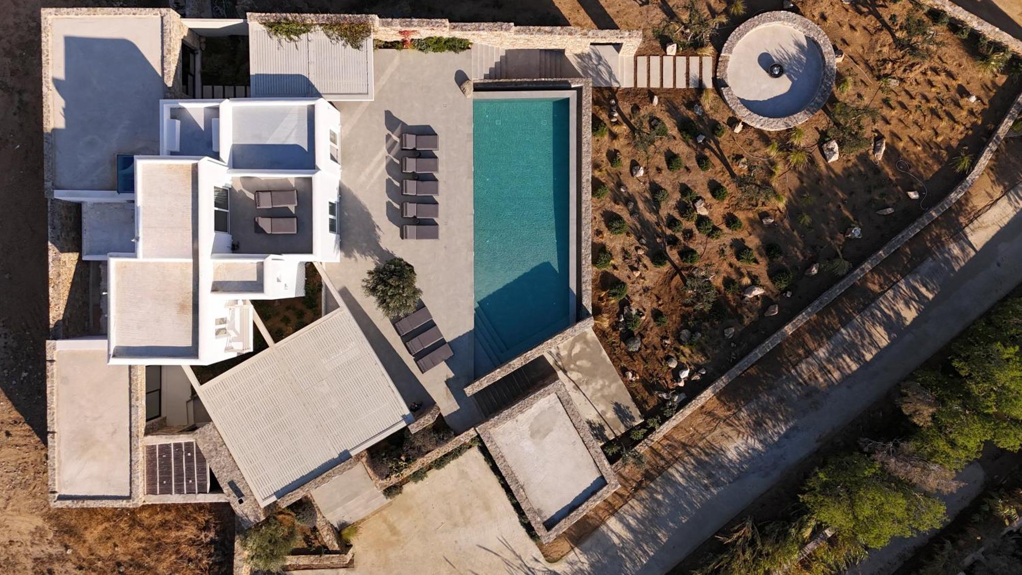 Blue Eye Grand Villa Mykonos Kalafati Exteriör bild