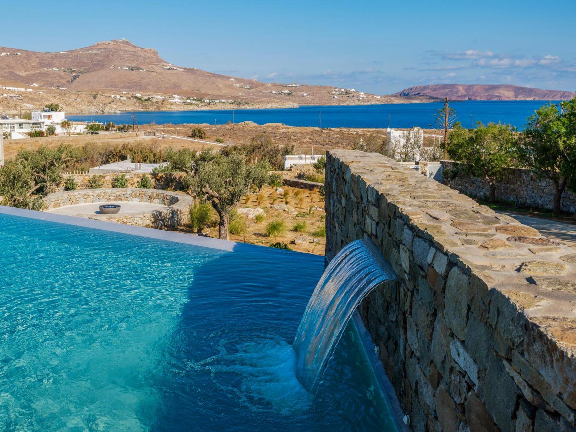 Blue Eye Grand Villa Mykonos Kalafati Exteriör bild