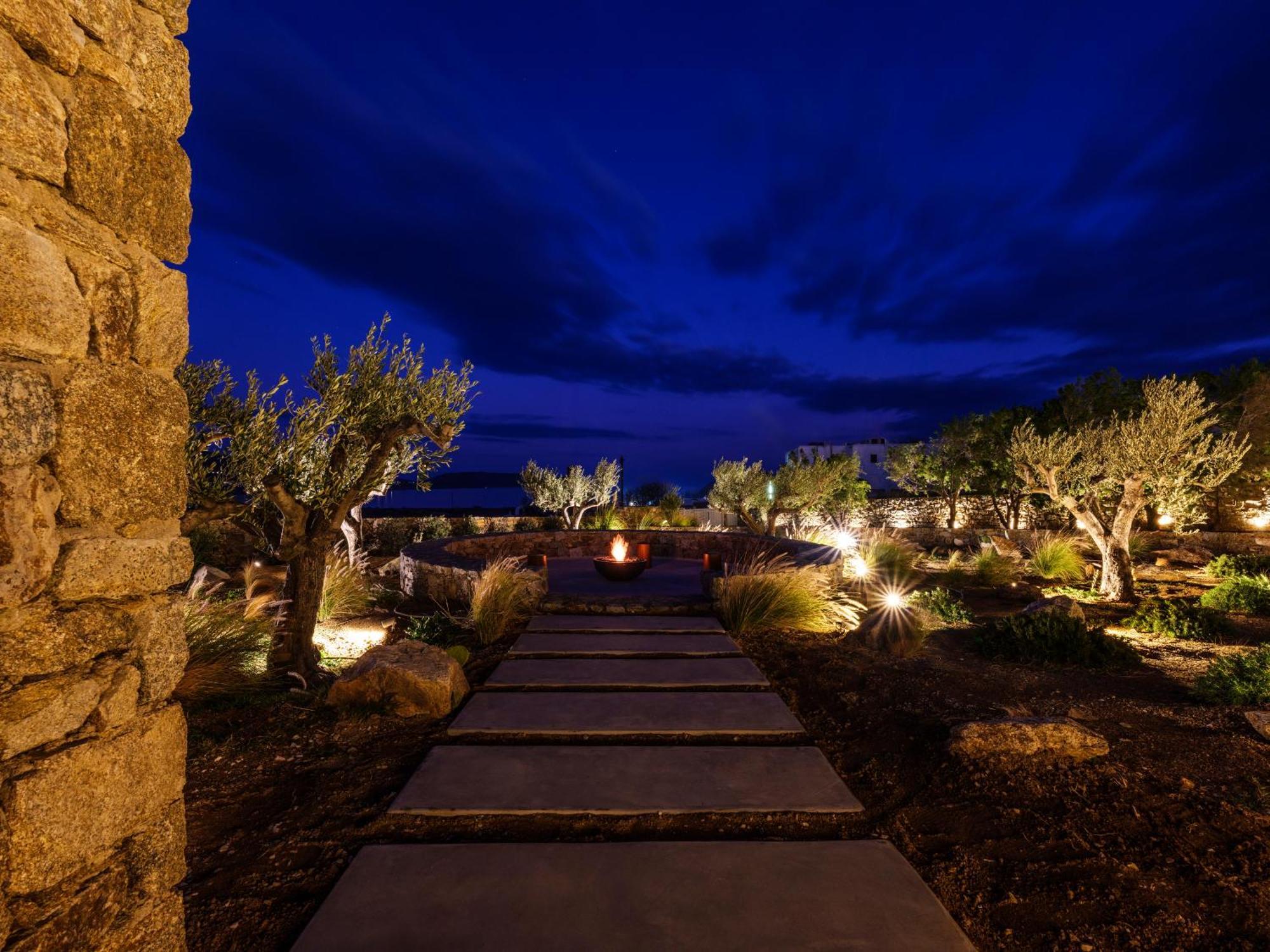 Blue Eye Grand Villa Mykonos Kalafati Exteriör bild