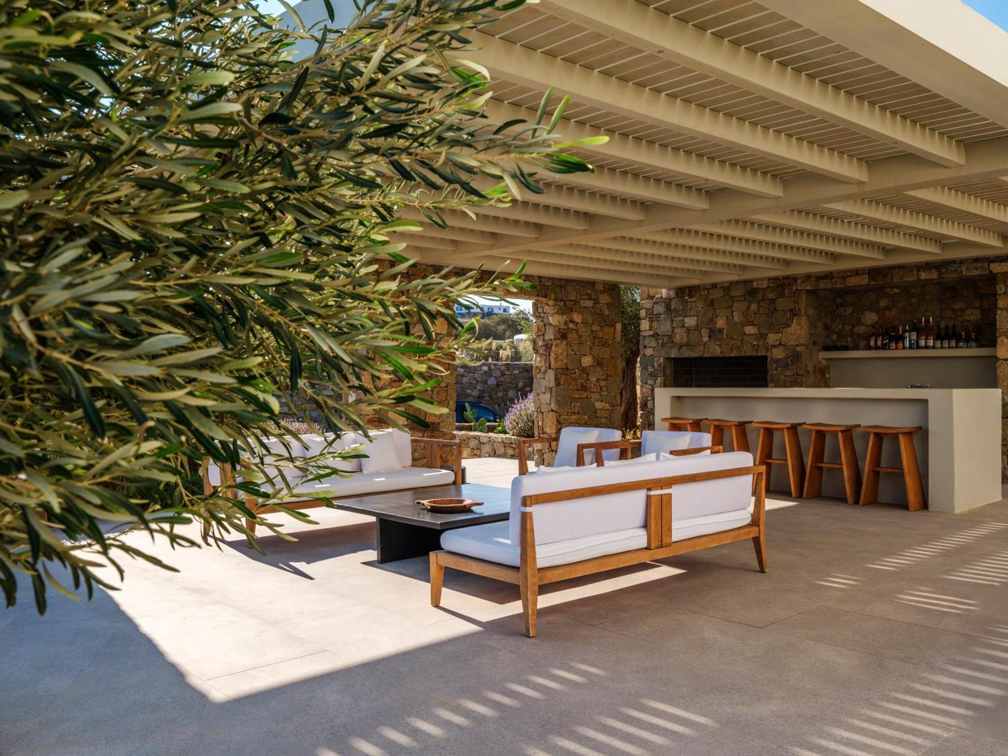Blue Eye Grand Villa Mykonos Kalafati Exteriör bild