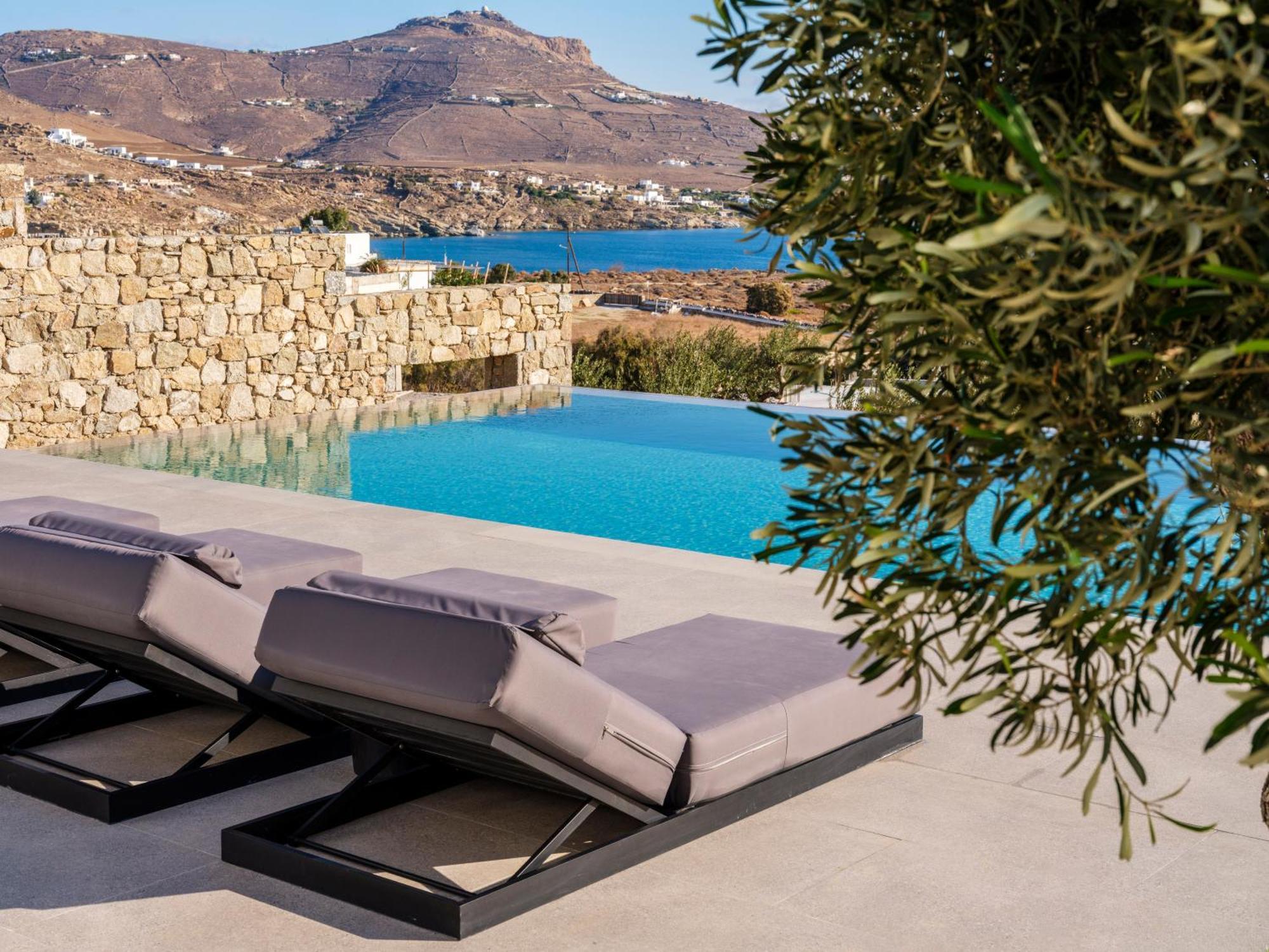 Blue Eye Grand Villa Mykonos Kalafati Exteriör bild
