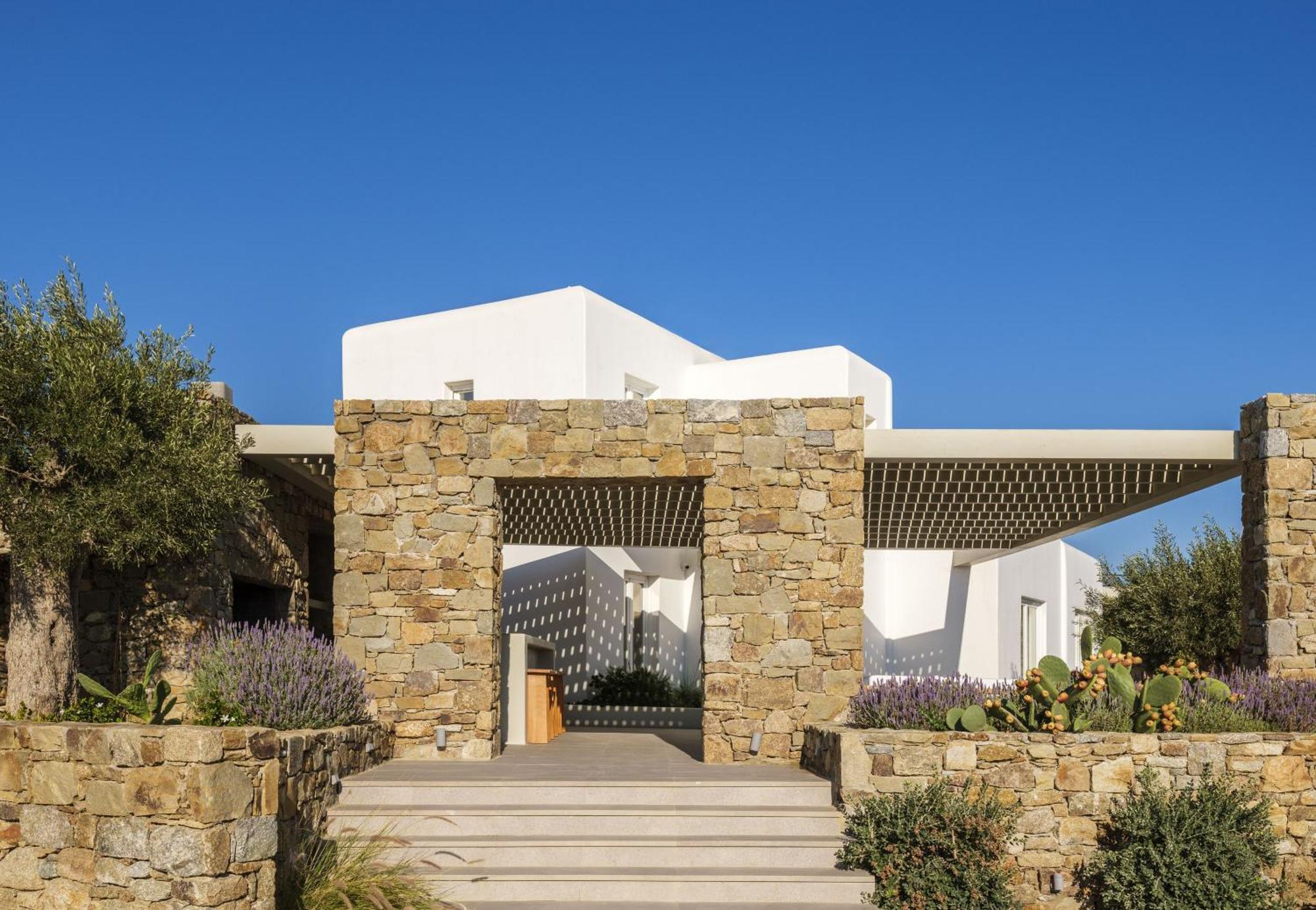 Blue Eye Grand Villa Mykonos Kalafati Exteriör bild
